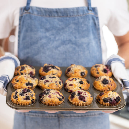 Mixed Blueberry Muffins